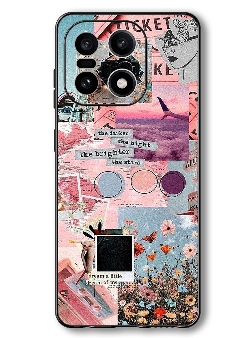 Theodor Case Compatible with OnePlus 15 6.78 Inch Protection Shockproof Bumper Cover The Darker The Night - Image 1